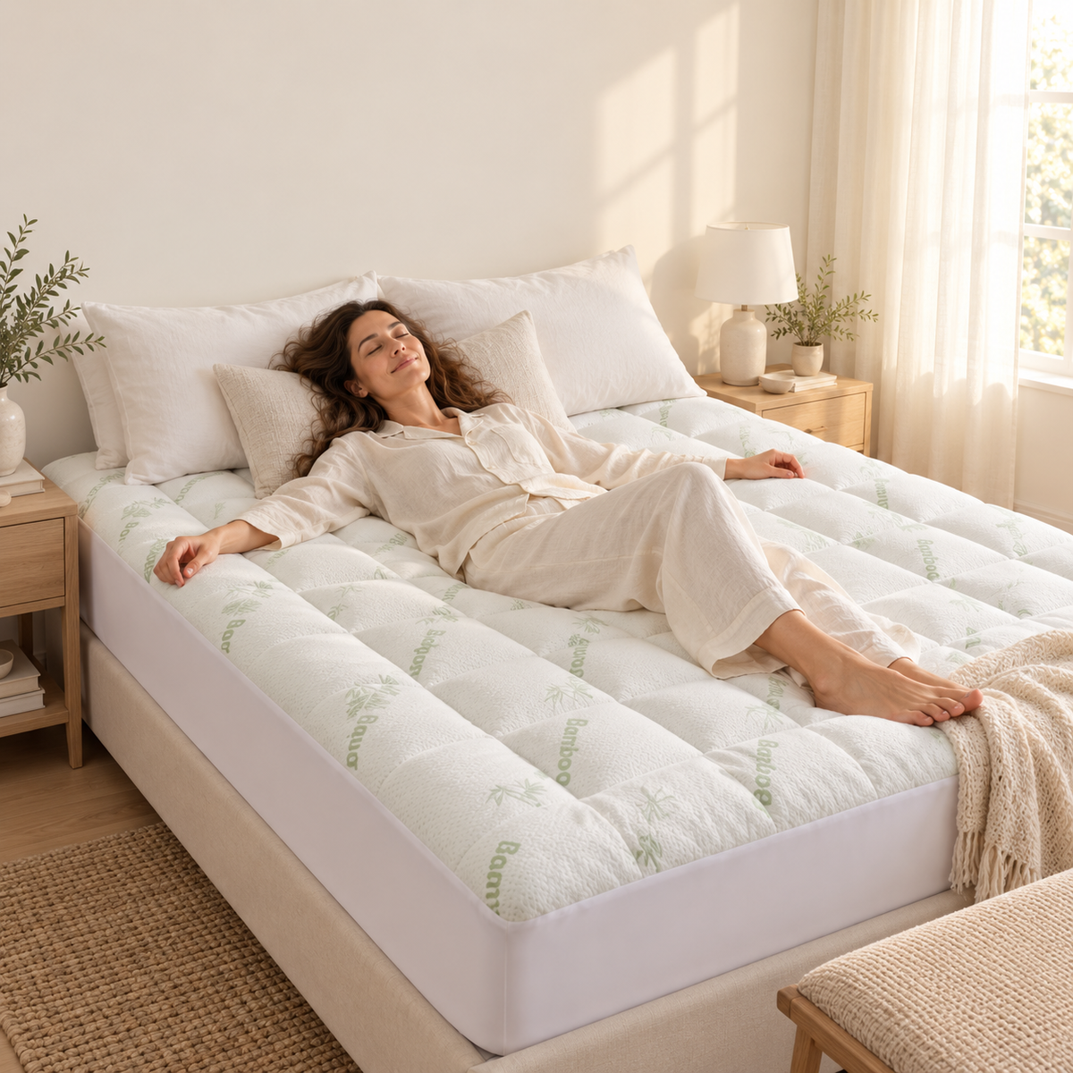 Surmatelas Moelleux Bambou