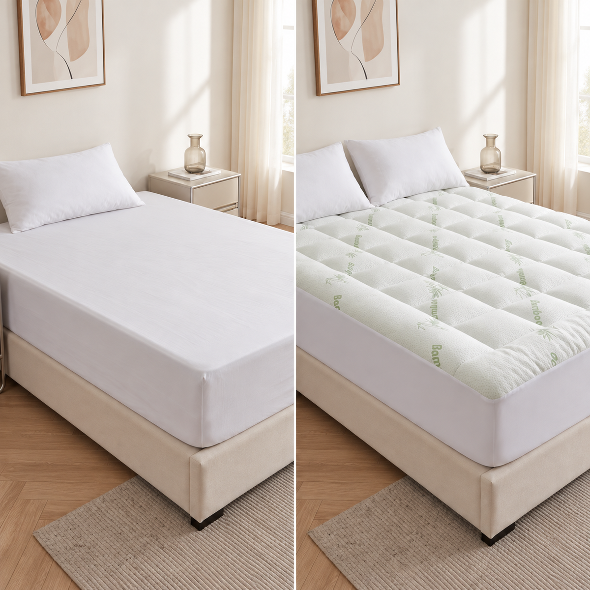 Surmatelas Moelleux Bambou