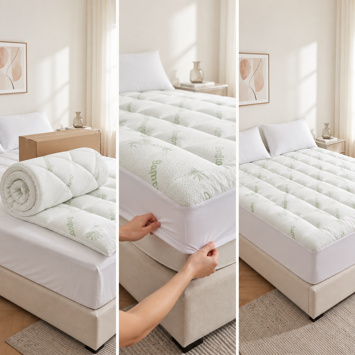 Surmatelas Moelleux Bambou